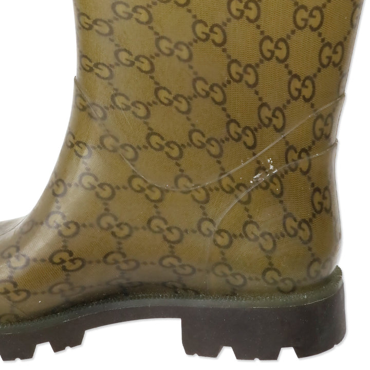 Gucci Guccissima Rubber Rain Boot