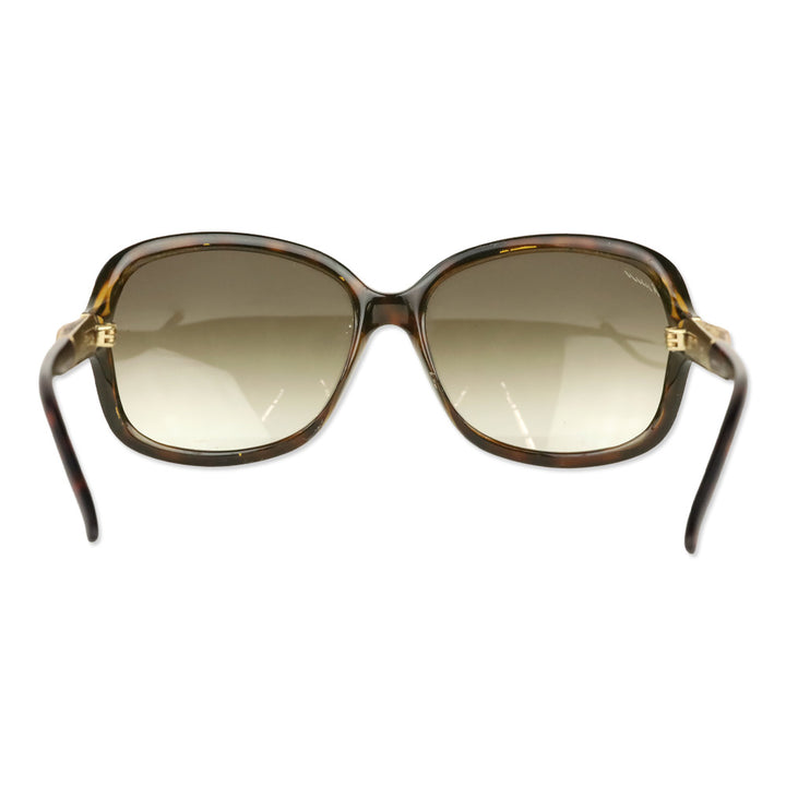 Gucci Havana Brown Gradient Bamboo Sunglasses