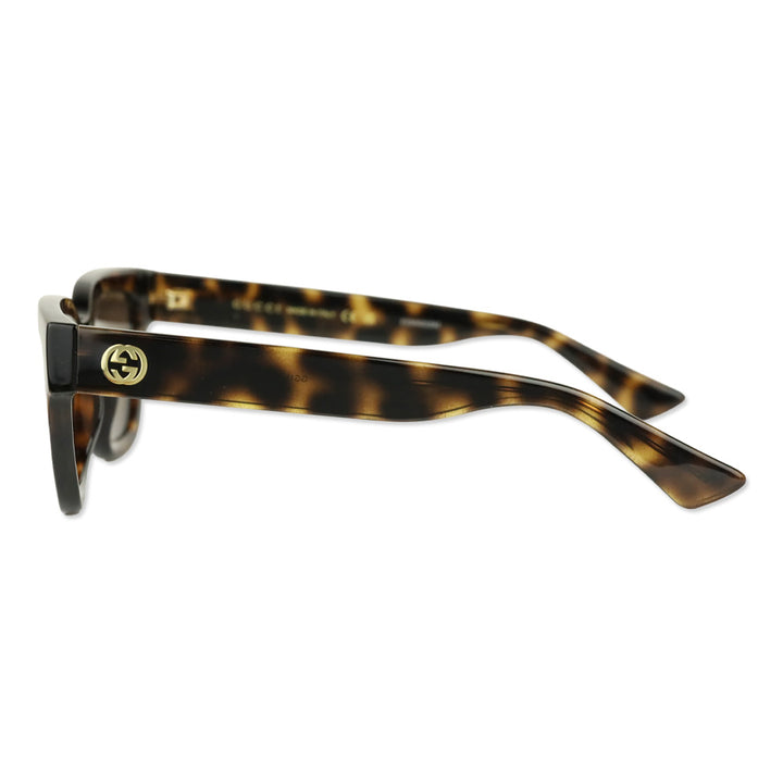 Gucci Havana Plastic Full Rim Cat-eye Sunglasses
