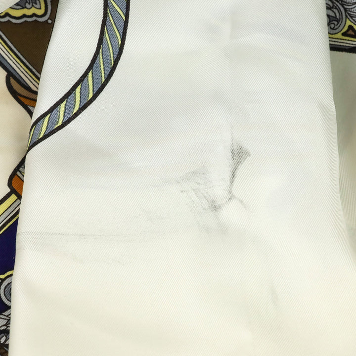 Gucci Napoleonic Swords and Horse Bridle Silk Scarf