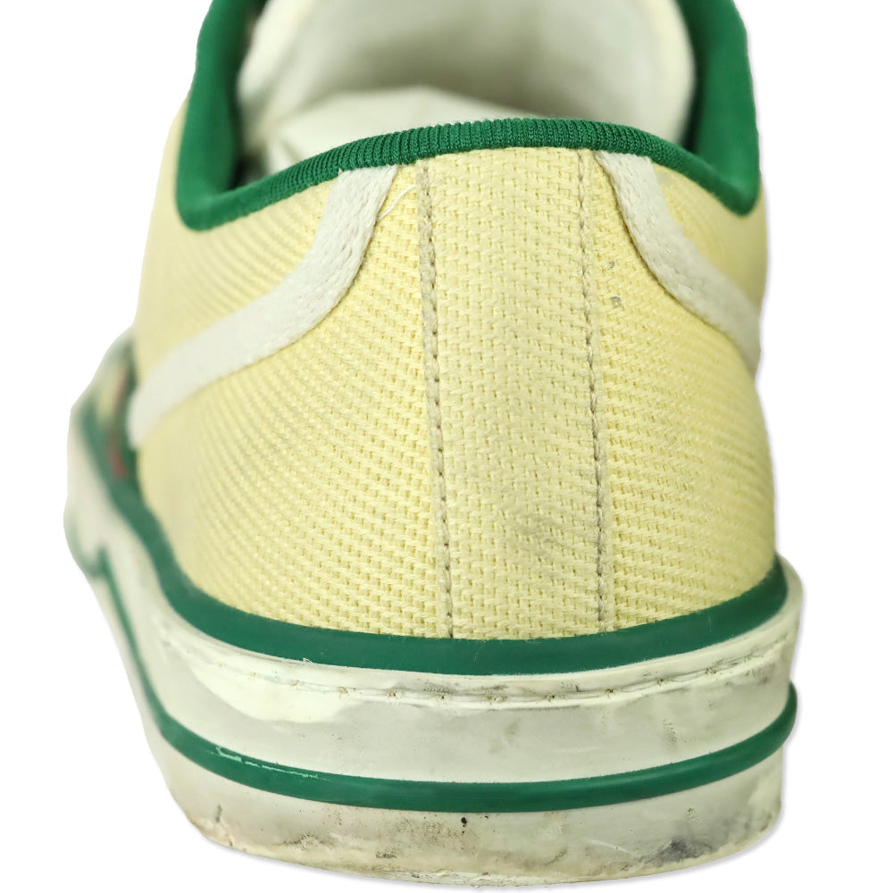 Gucci Old Tennis Tweed Web 1977 Canvas Low Top Sneakers