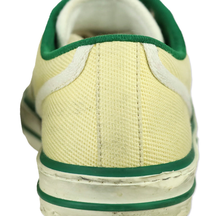 Gucci Old Tennis Tweed Web 1977 Canvas Low Top Sneakers