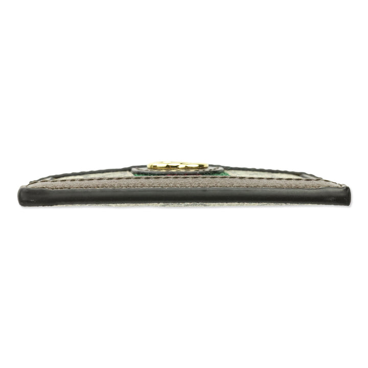 Gucci Ophidia GG Monogram Leather and Canvas Card Case