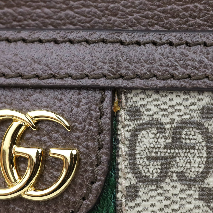 Gucci Ophidia GG Monogram Leather and Canvas Card Case