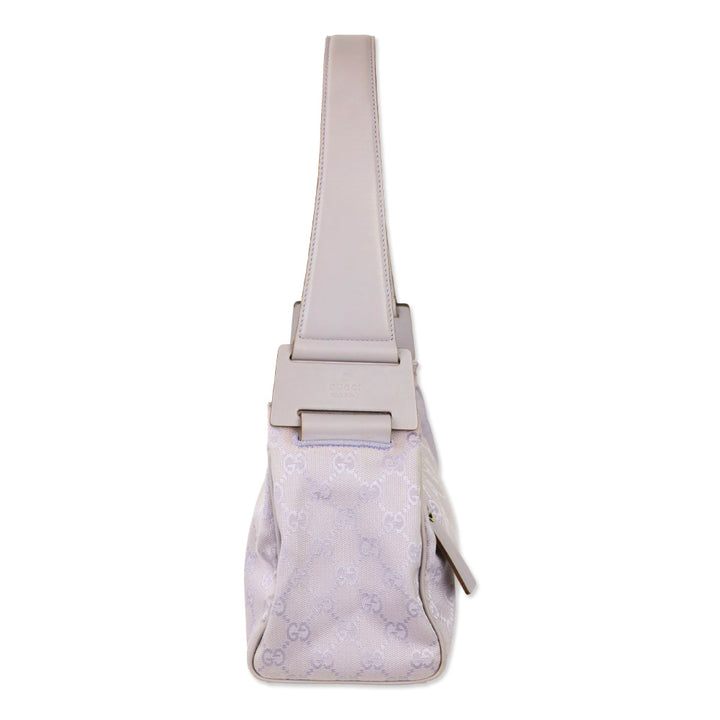 Gucci Purple Lilac GG Monogram Canvas Shoulder Bag
