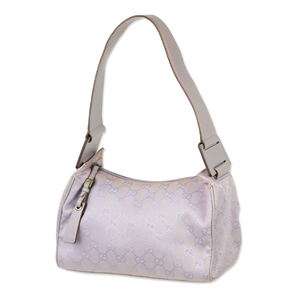 Gucci Purple Lilac GG Monogram Canvas Shoulder Bag