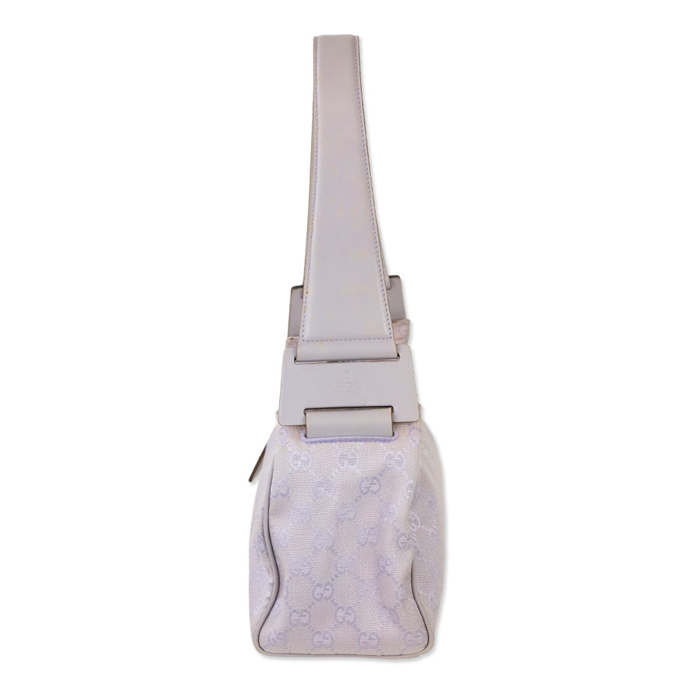 Gucci Purple Lilac GG Monogram Canvas Shoulder Bag