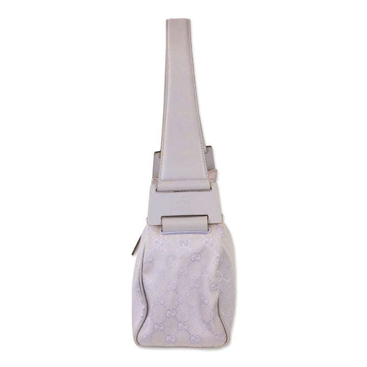 Gucci Purple Lilac GG Monogram Canvas Shoulder Bag