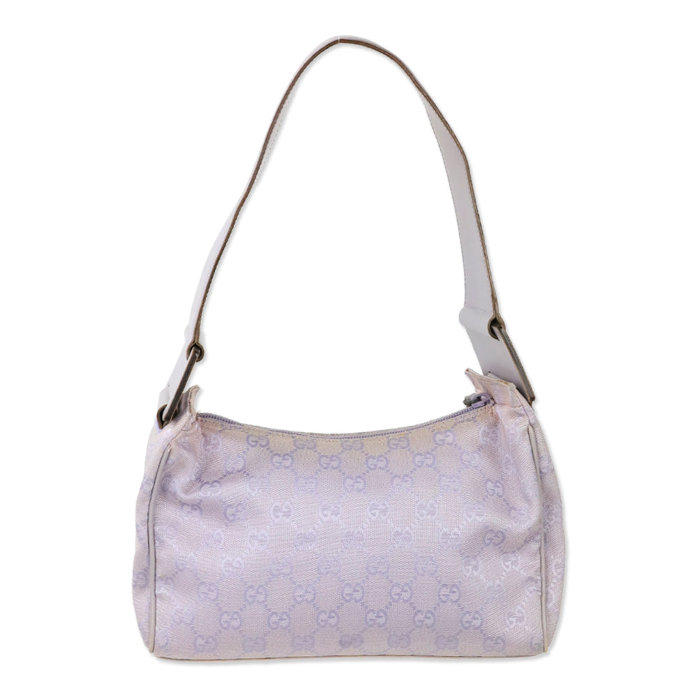 Gucci Purple Lilac GG Monogram Canvas Shoulder Bag