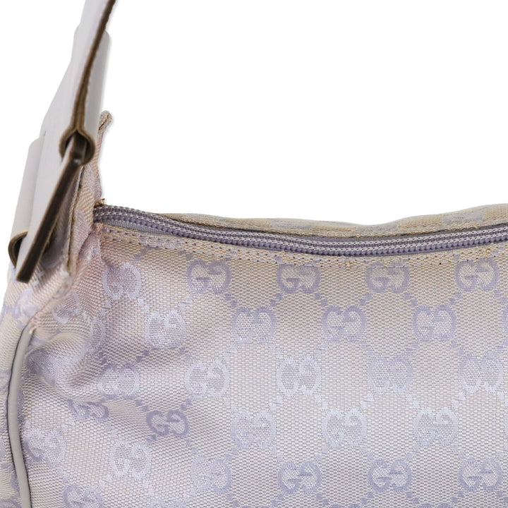 Gucci Purple Lilac GG Monogram Canvas Shoulder Bag