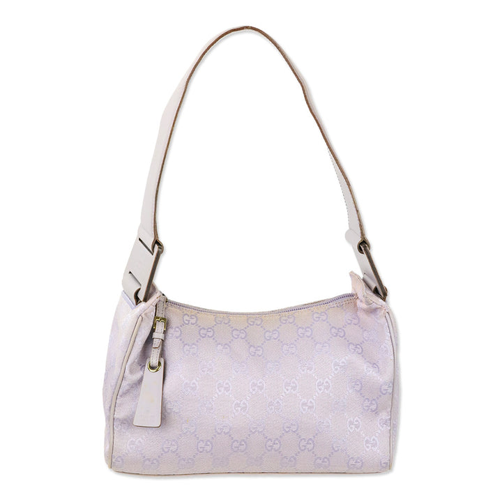 Gucci Purple Lilac GG Monogram Canvas Shoulder Bag