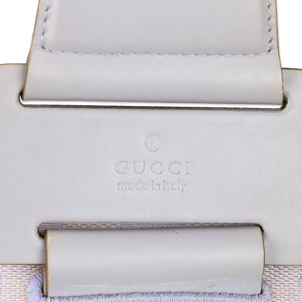 Gucci Purple Lilac GG Monogram Canvas Shoulder Bag