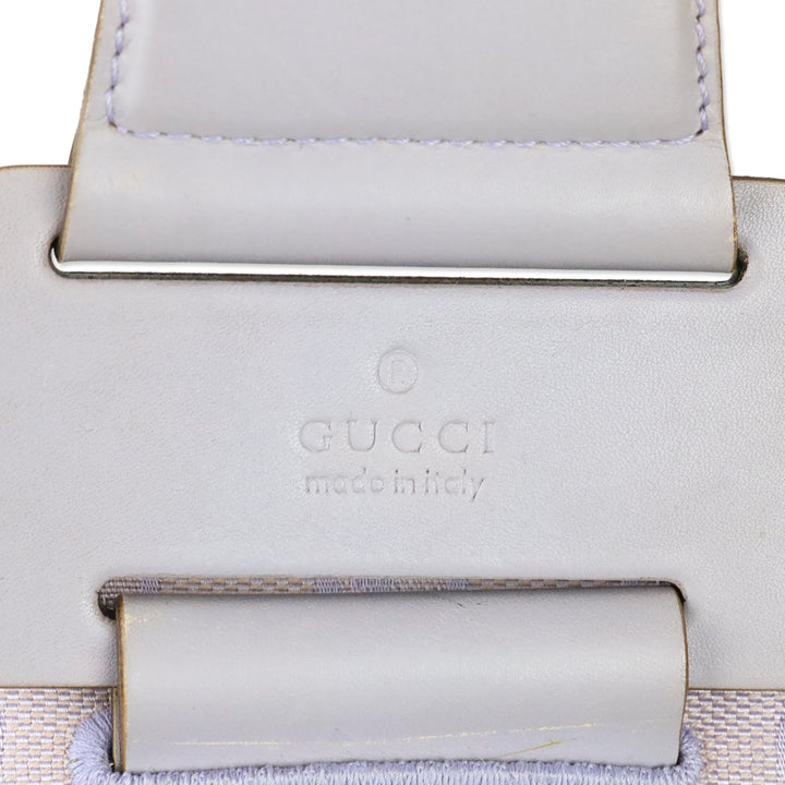 Gucci Purple Lilac GG Monogram Canvas Shoulder Bag
