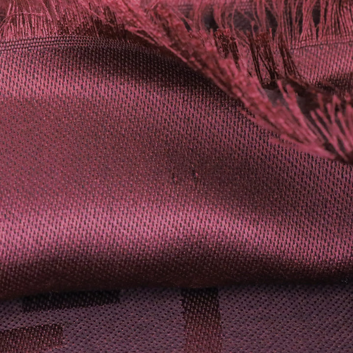 Gucci Red GG Wool Silk Jacquard Shawl