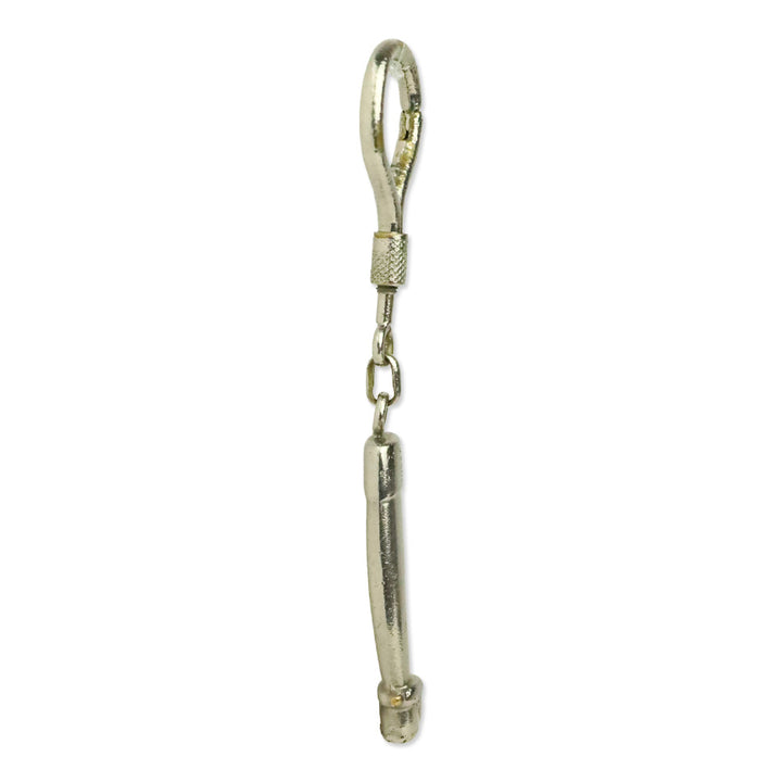 Gucci Silver Stirrup Boot Keychain