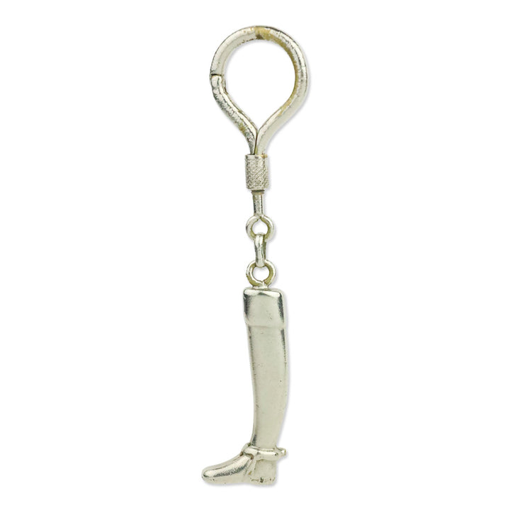 Gucci Silver Stirrup Boot Keychain