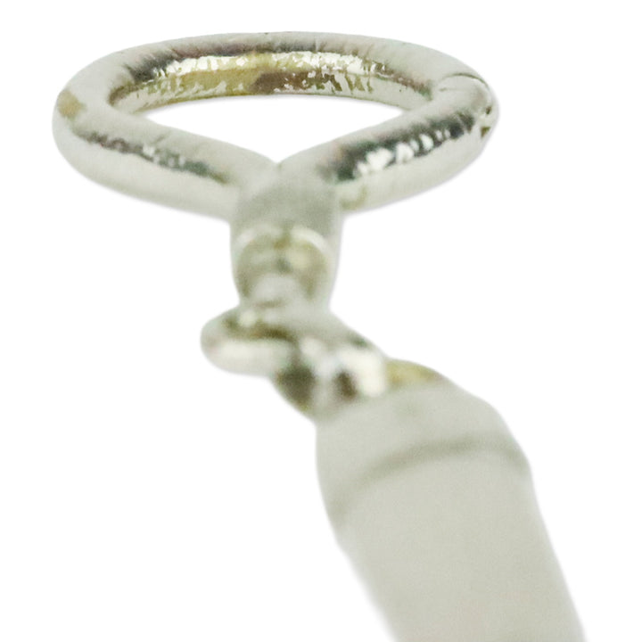 Gucci Silver Stirrup Boot Keychain