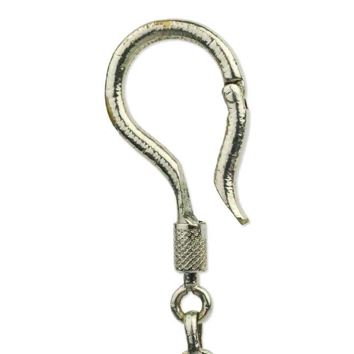 Gucci Silver Stirrup Boot Keychain