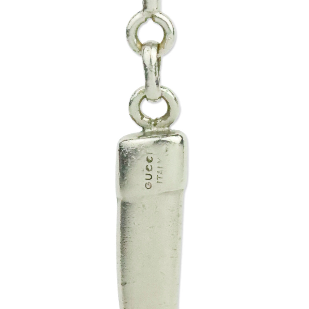 Gucci Silver Stirrup Boot Keychain
