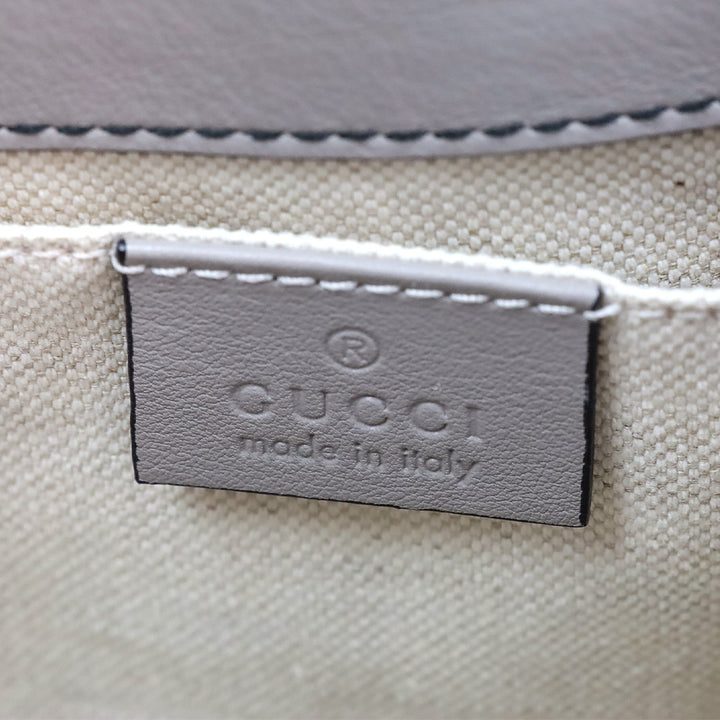 Gucci Storm Grey Soft Guccissima Small Emily Chain Shoulder Bag