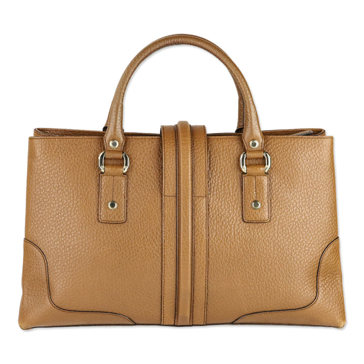 Gucci Tan Grained Leather Medium Junco Tote