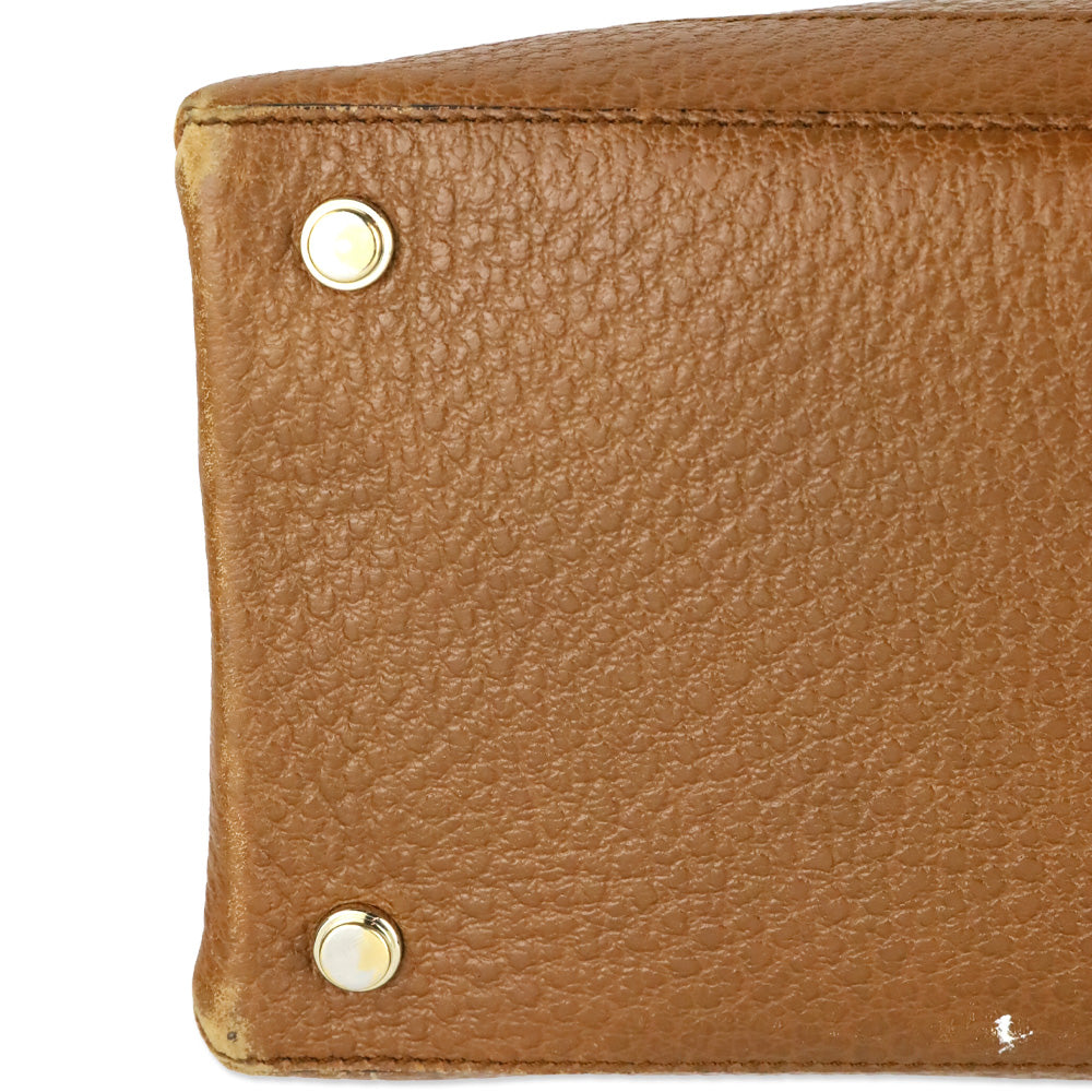 Gucci Tan Grained Leather Medium Junco Tote