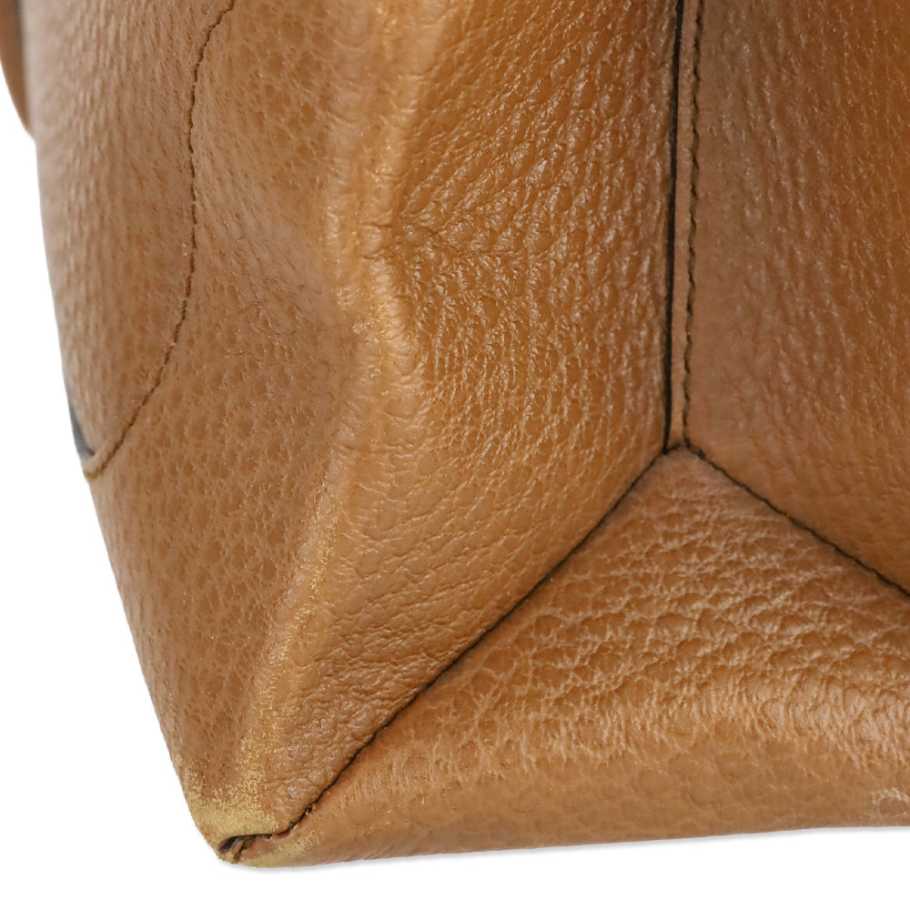Gucci Tan Grained Leather Medium Junco Tote