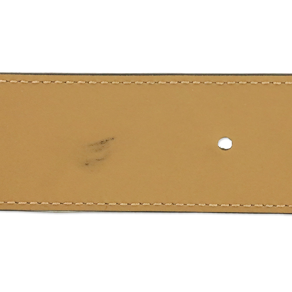 Gucci Tan Leather Antique Gold GG Marmont Belt