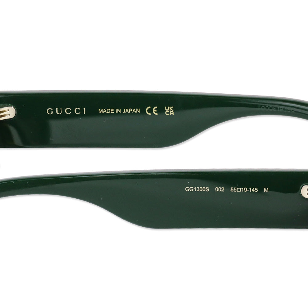 Gucci Tortoise Brown Web Studi 55MM Butterfly Sunglasses