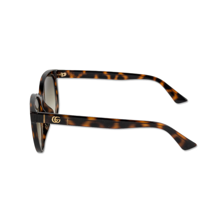 Gucci Tortoise Shell Circle Frame Sunglasses