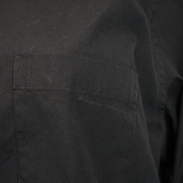 Gucci Viagio Men's Black Pocket Button Up Shirt