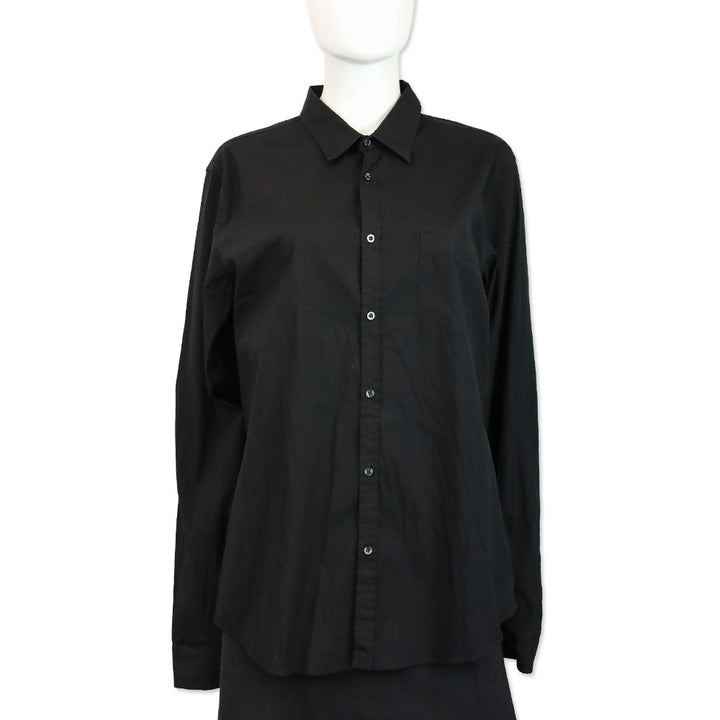 Gucci Viagio Men's Black Pocket Button Up Shirt