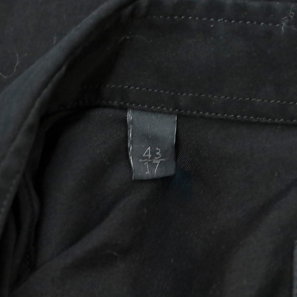 Gucci Viagio Men's Black Pocket Button Up Shirt