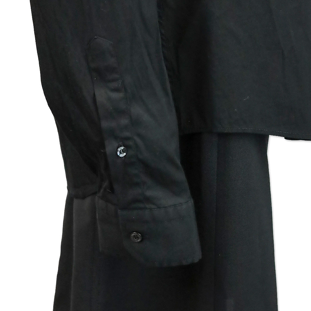 Gucci Viagio Men's Black Pocket Button Up Shirt