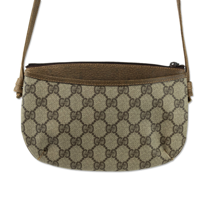 Gucci Vintage Brown GG Plus Crossbody Bag