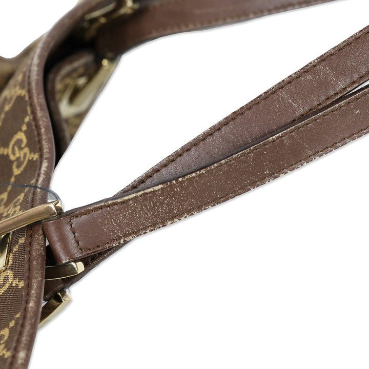 Gucci Vintage Brown Guccissima Canvas Large Tote