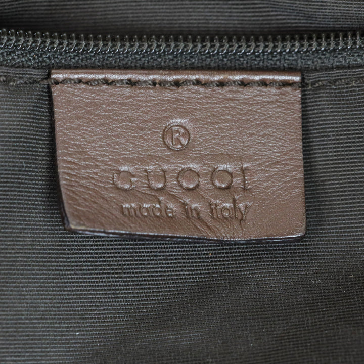 Gucci Vintage Brown Guccissima Canvas Large Tote
