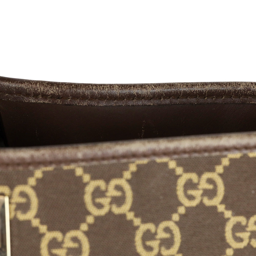 Gucci Vintage Brown Guccissima Canvas Large Tote