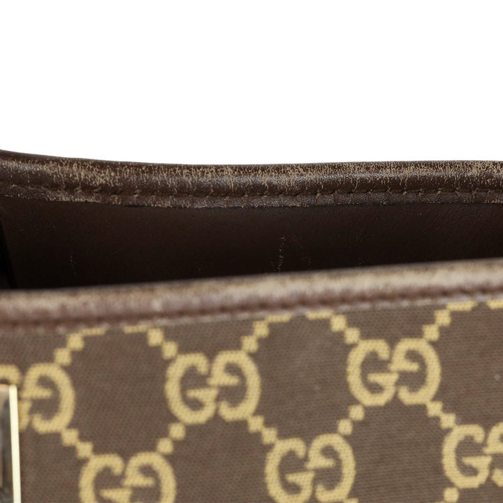 Gucci Vintage Brown Guccissima Canvas Large Tote