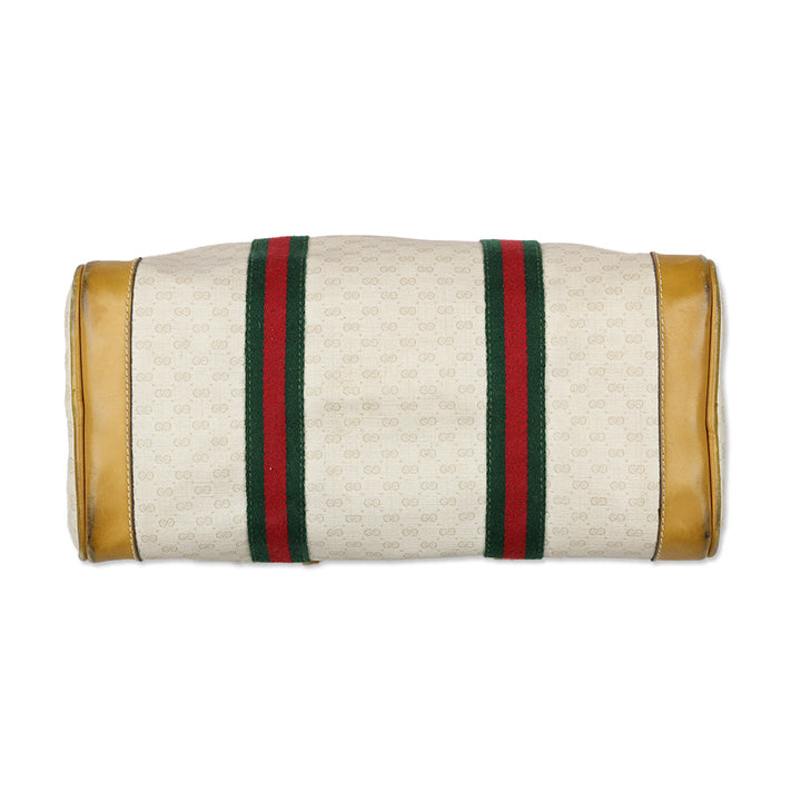 Gucci Vintage Micro GG Supreme Web Boston Bag