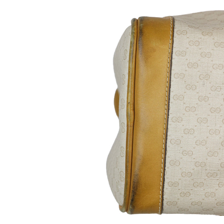 Gucci Vintage Micro GG Supreme Web Boston Bag