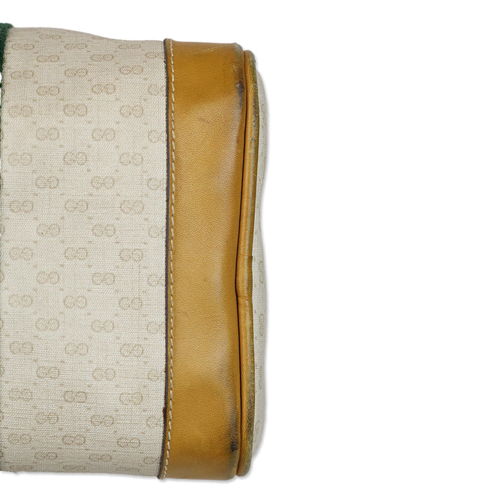 Gucci Vintage Micro GG Supreme Web Boston Bag