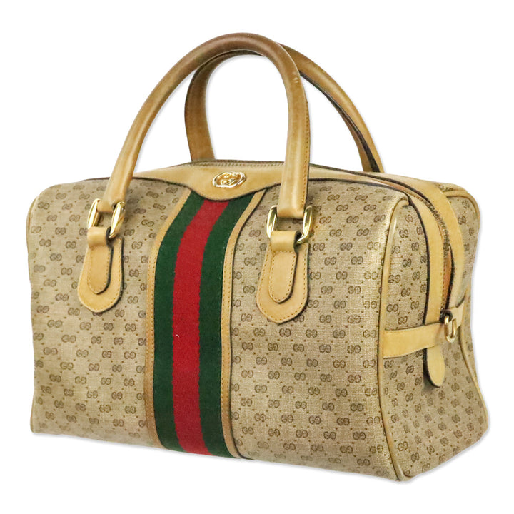 Gucci Vintage Micro GG Supreme Web Sherry Line Bag