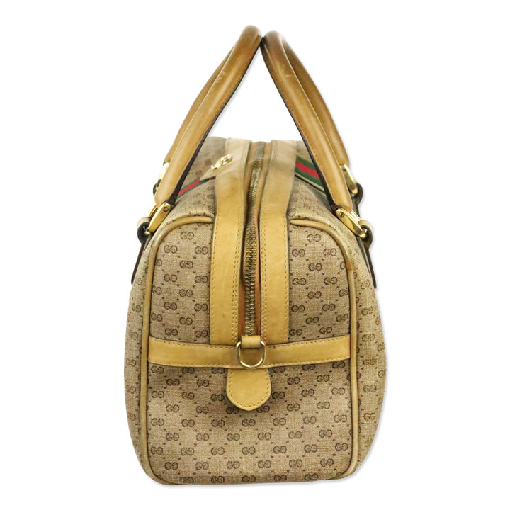 Gucci Vintage Micro GG Supreme Web Sherry Line Bag