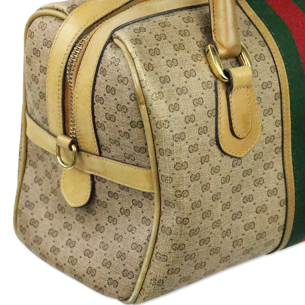 Gucci Vintage Micro GG Supreme Web Sherry Line Bag
