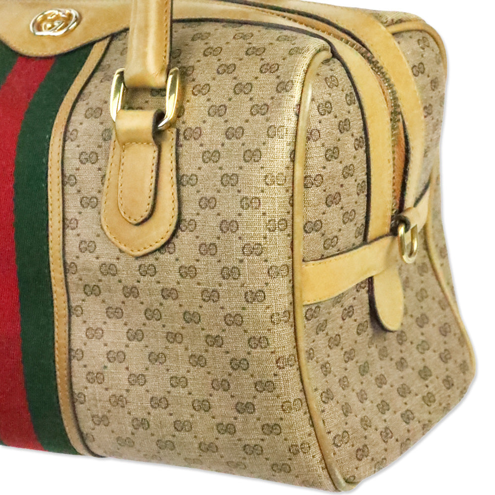 Gucci Vintage Micro GG Supreme Web Sherry Line Bag