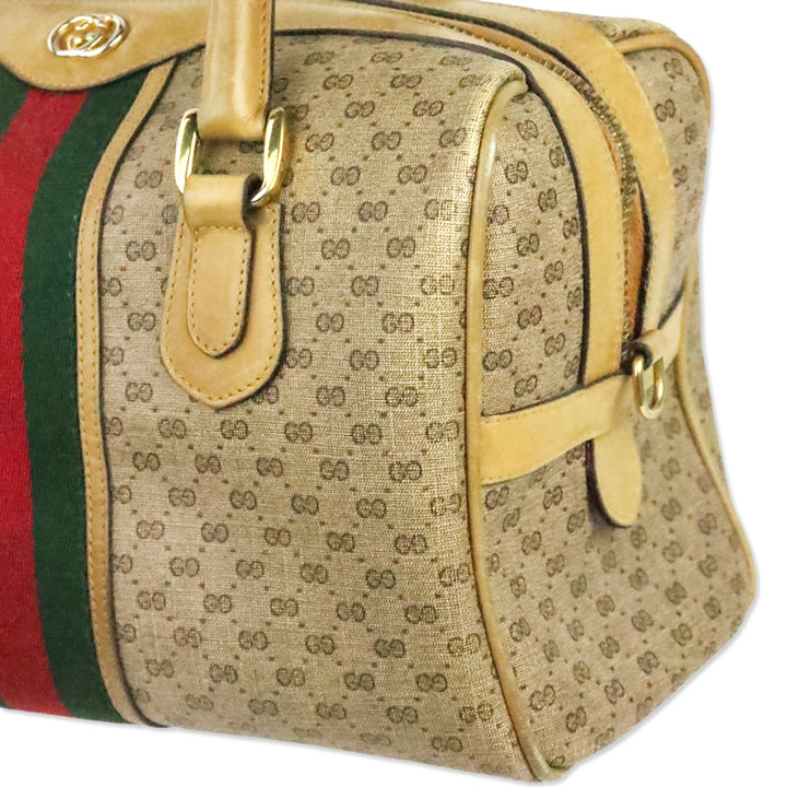 Gucci Vintage Micro GG Supreme Web Sherry Line Bag