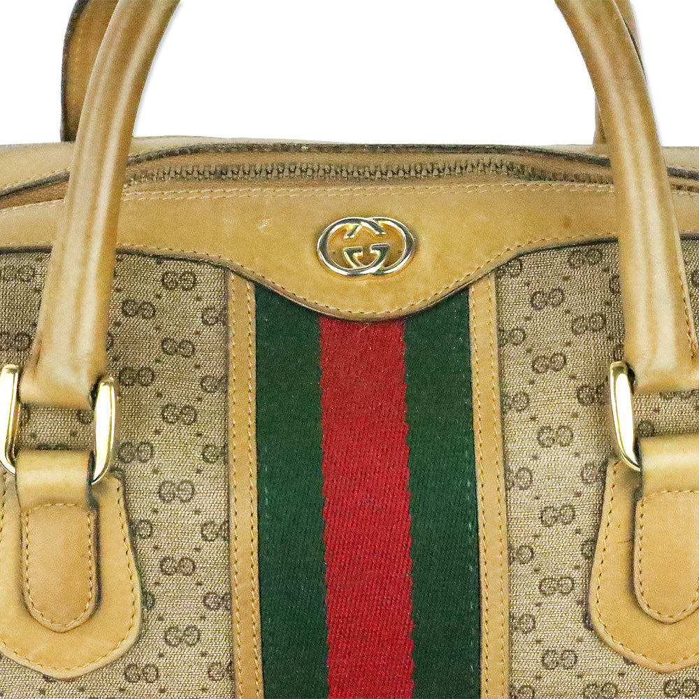 Gucci Vintage Micro GG Supreme Web Sherry Line Bag