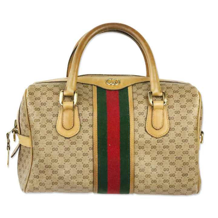 Gucci Vintage Micro GG Supreme Web Sherry Line Bag