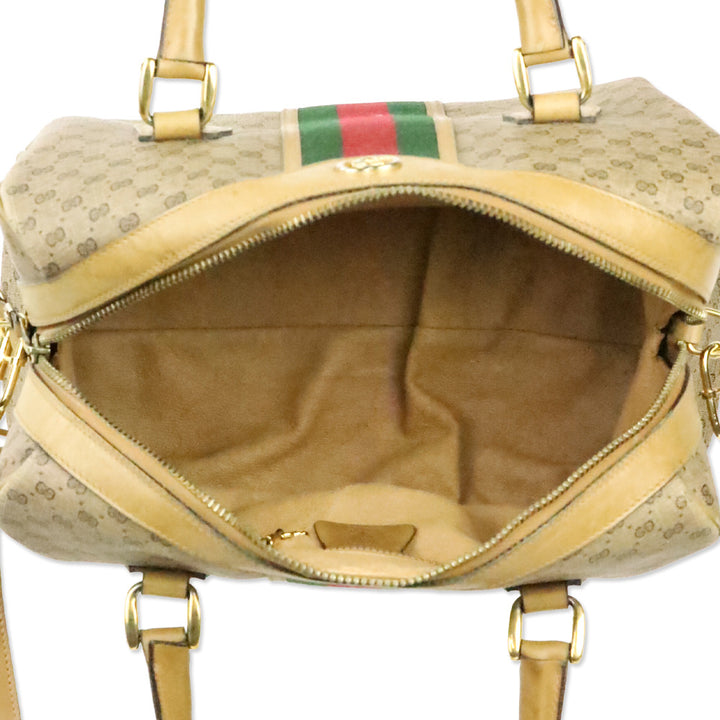 Gucci Vintage Micro GG Supreme Web Sherry Line Bag